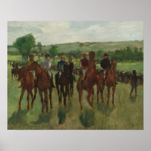 The Riders Fine Art von Edgar Degas Poster