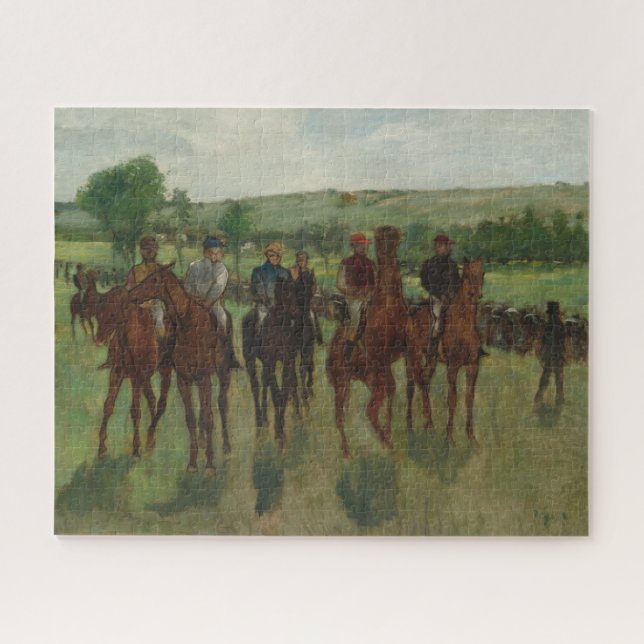 The Riders Fine Art von Edgar Degas Puzzle (Horizontal)