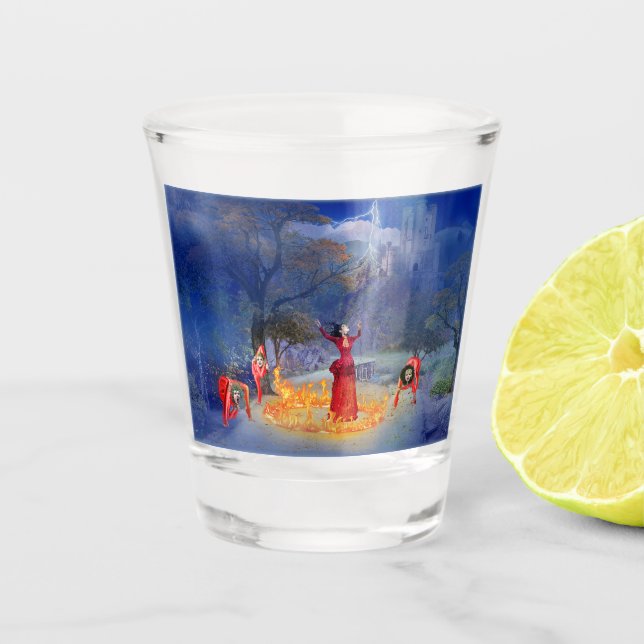 The Ring of Fire Schnapsglas (Vorderseite)