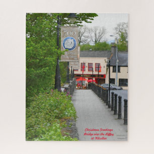 The River Liffey Kilcullen. Christmas Greetings Puzzle