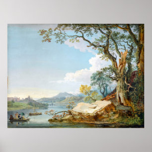 The River Severn at Shrewsbury, Shropshire Poster