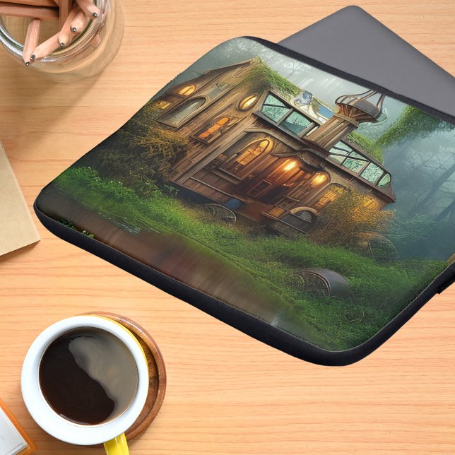 The River Workshop | Steampunk  Laptopschutzhülle (Von Creator hochgeladen)