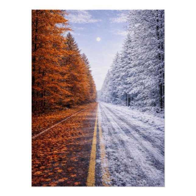 The Road Between Seasons – Time and Choice  Poster (Vorderseite)