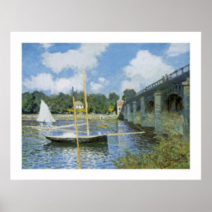 The Road Bridge at Argenteuil Poster