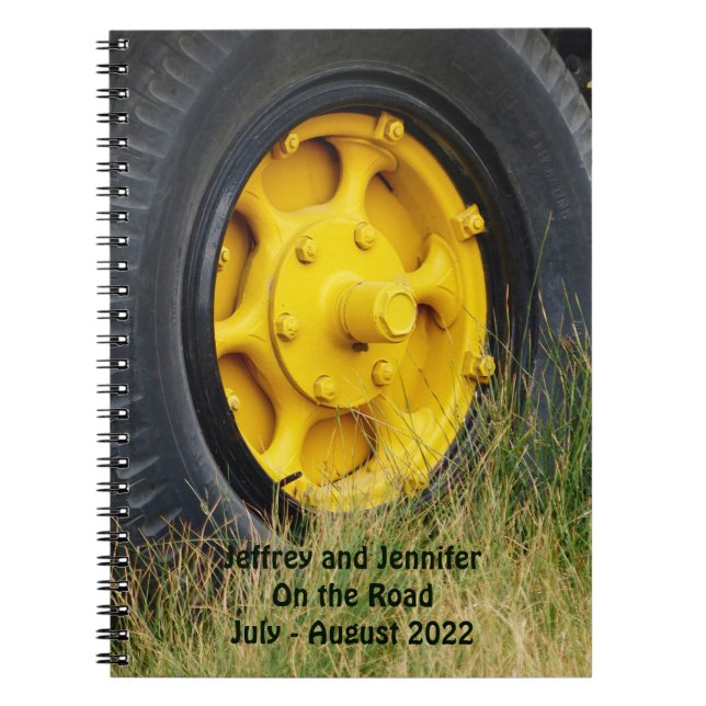 The Road Trip Log Traveljournal Notizblock (Vorderseite)