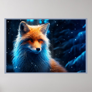 The Roaming Fox of the Forest Poster