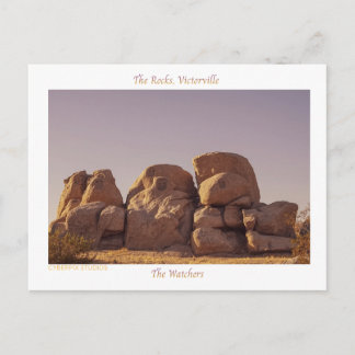 „The Rocks“ Victorville Postkarte