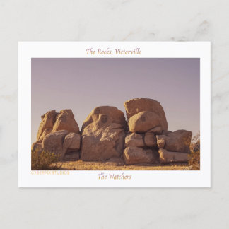 „The Rocks“ Victorville Postkarte