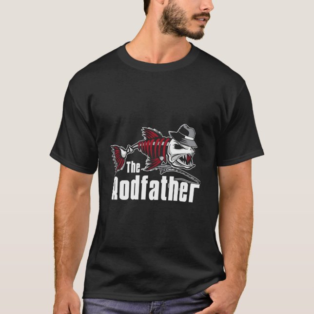 The Rodfather Fishing T-Shirt (Vorderseite)