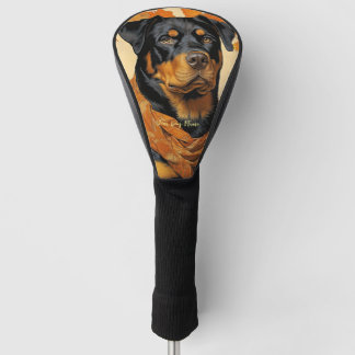 The Rottweiler Dog 001 - Odessa Leyendecker Golf Headcover