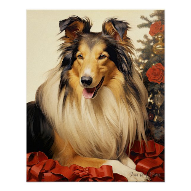 The Rough Collie Dog 003 - Odessa Leyendecker Poster (Vorderseite)
