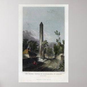 The Round Tower of Clondalkin Poster