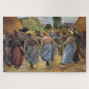 The Roundelay (1892) von Camille Pissarro Puzzle
