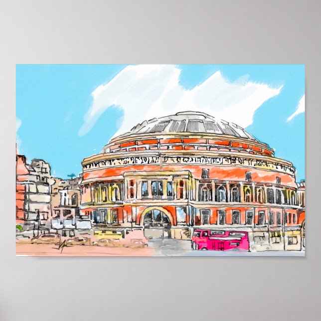The Royal Albert Hall London Poster (Vorne)