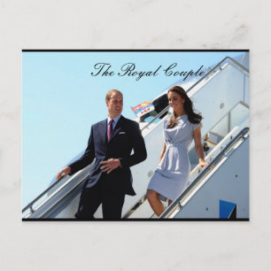 The Royal Couple Prince William and Kate MIddleton Postkarte