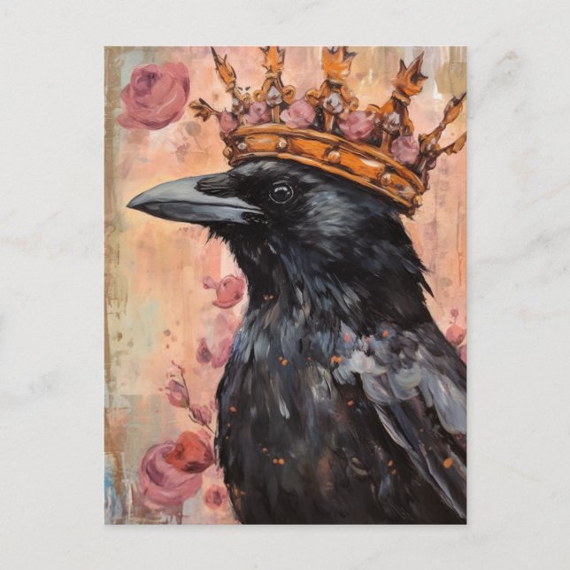 The Royal Crow Postkarte (Vorderseite)