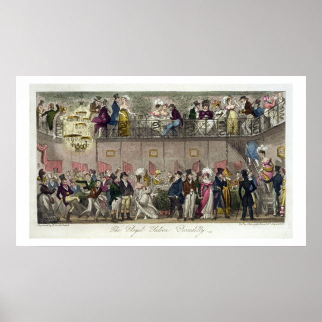 The Royal Saloon, Piccadilly, von "The English Sp Poster (Vorne)