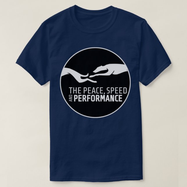 THE RUNNING SIGHTHOUNDS FOR FAST DOGS LOVERS T-Shirt (Design vorne)