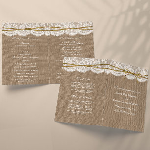 The Rustic Twine Bow Wedding Collection - Programm