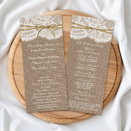 The Rustic Twine Bow Wedding Collection - Programm