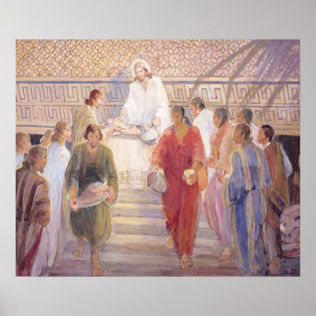 The Sacrament, 1950-51, Minerva Teichert (1888-197 Poster (Vorne)