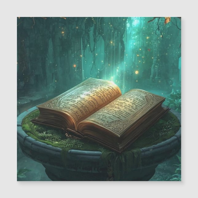 The Sacred Book of Moss and Magic Magnetkarte (Vorderseite)