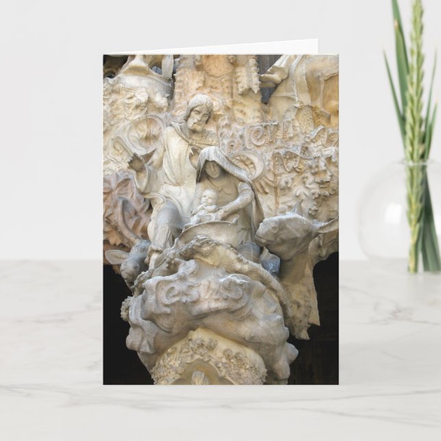 The Sacred Family Feiertagskarte (Vorderseite)