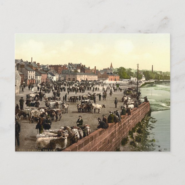 The Sands, Dumfries, Schottland Postkarte (Vorderseite)