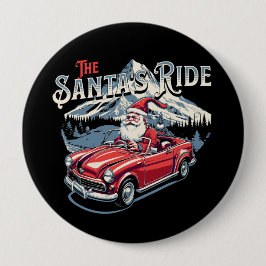 the santa's ride. button