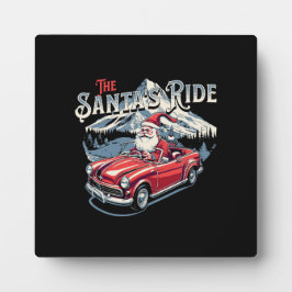 The santa's ride. fotoplatte