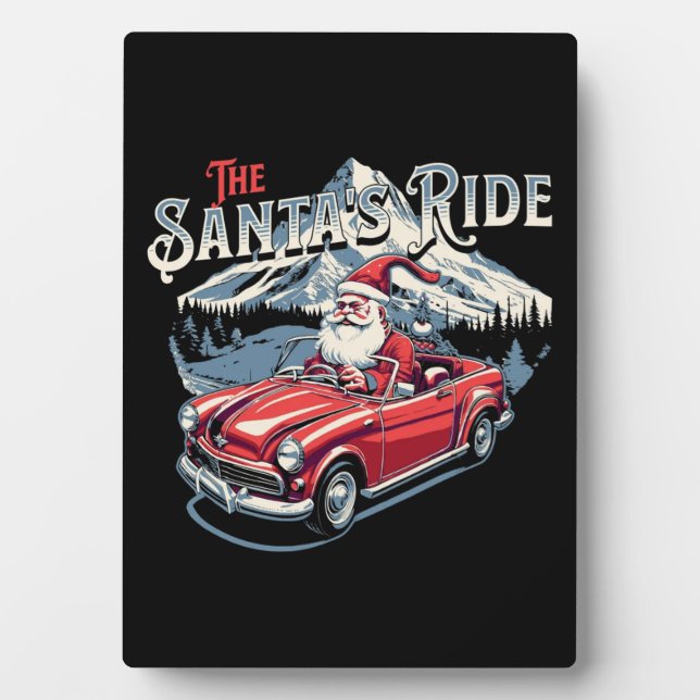 The santa's ride. fotoplatte (Vorderseite)