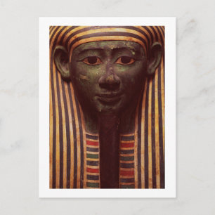 The sarcophagus of Psametik (664-610BC) detail of Postkarte