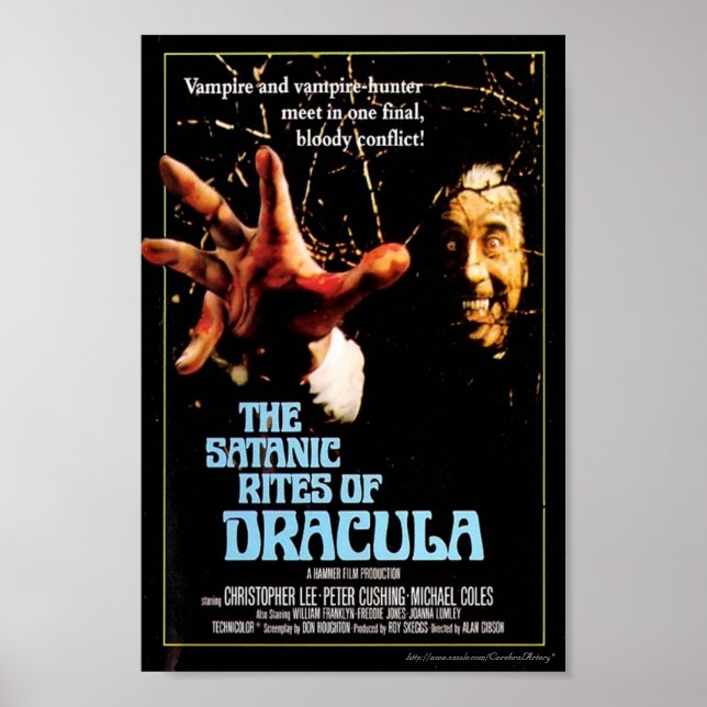 "The Satanic Rites of Dracula" (1973) Movie Poster (Vorne)