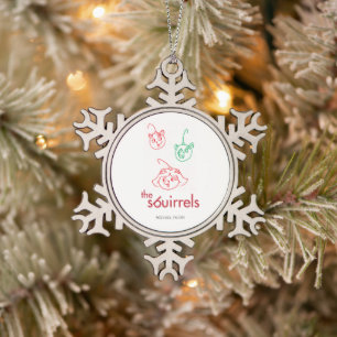 The Sbuirrels #10: "A Sbuirrels Christmas" (2021) Schneeflocken Zinn-Ornament