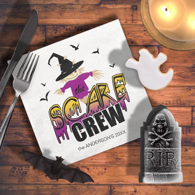 The Scare Crew Welcome Lila ID1002 Serviette (Von Creator hochgeladen)