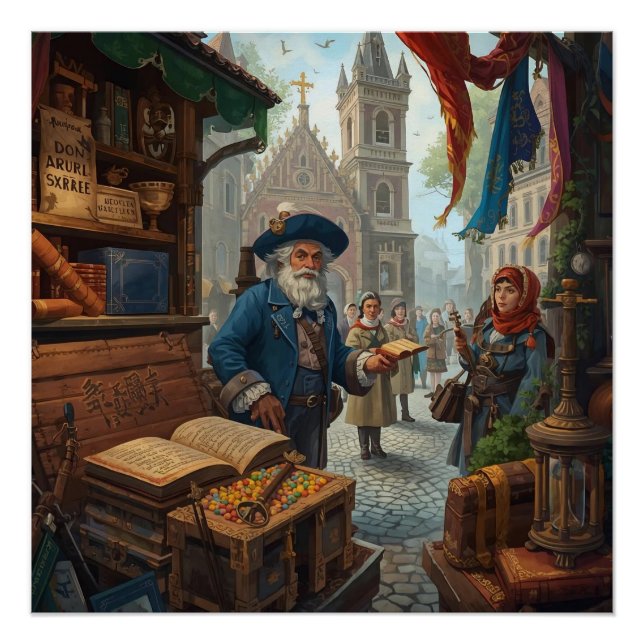 The Scholar’s Market Poster (Vorderseite)