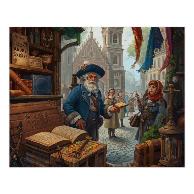 The Scholar’s Market Poster (Vorderseite)