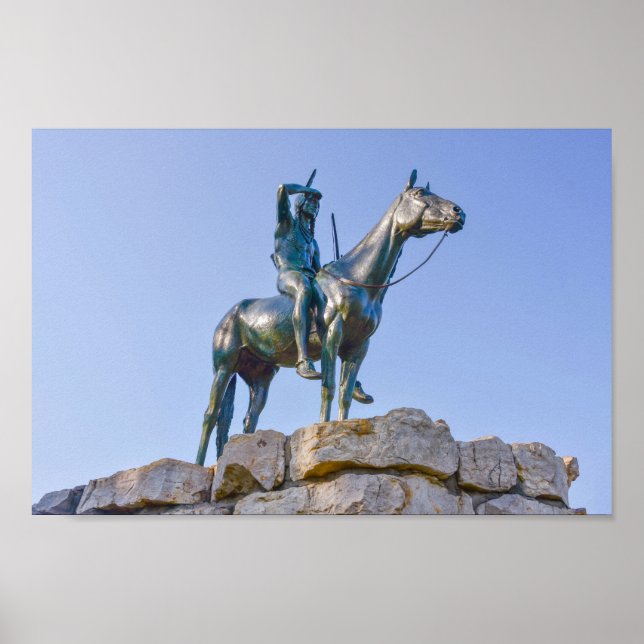 The Scout Statue Front View, Kansas City, Missouri Poster (Vorne)