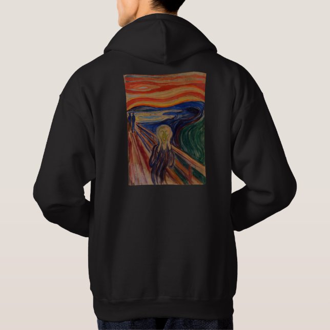 The Scream by Edvard Munch – Iconic Art Hoodie (Rückseite)