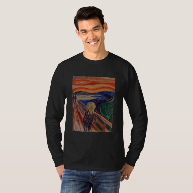 The Scream by Edvard Munch – Iconic Art T-Shirt (Vorne ganz)