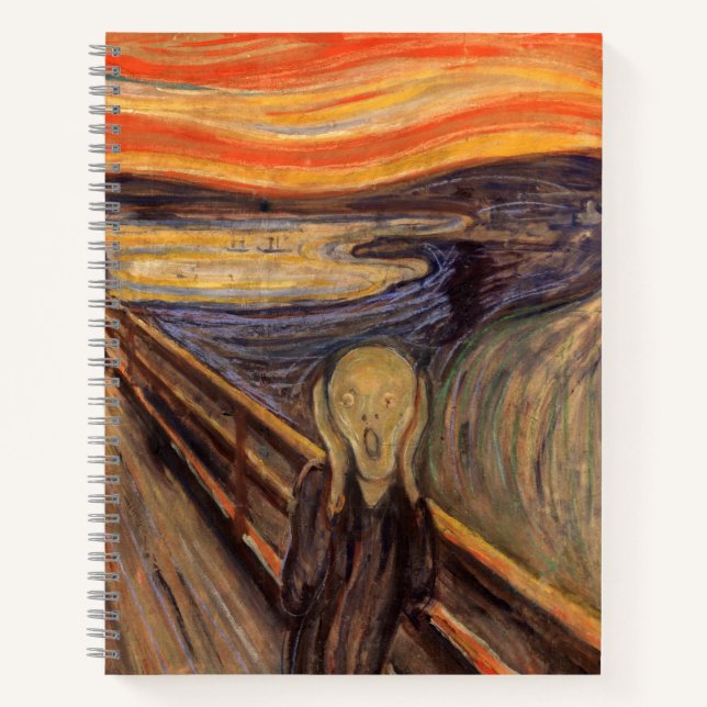 The Scream - Edvard Munch Notizbuch (Vorderseite)