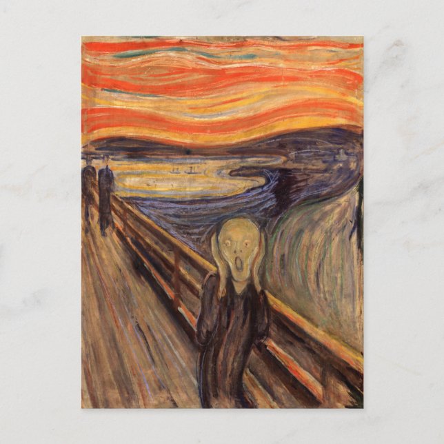 The Scream - Edvard Munch Postkarte (Vorderseite)