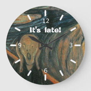 The Scream Große Wanduhr