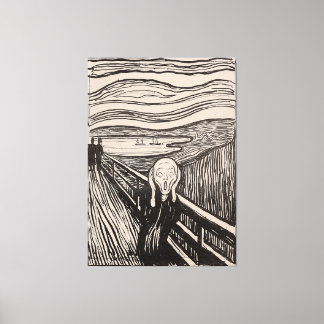 "The Scream" von Edvard Munch - 1895 - Norwegen Leinwanddruck