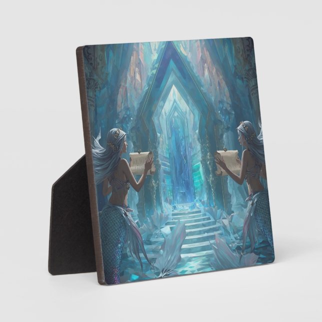 The Scroll Keepers of the Deep” Fotoplatte (Vorderseite)