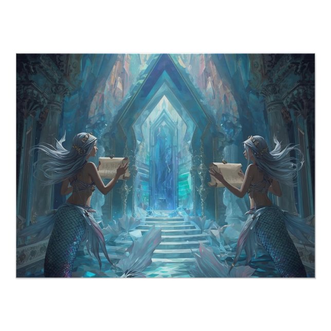 The Scroll Keepers of the Deep” Poster (Vorderseite)