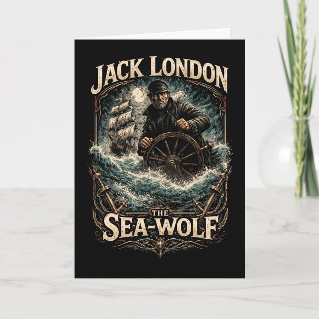 The Sea-Wolf Feiertagskarte (Vorderseite)