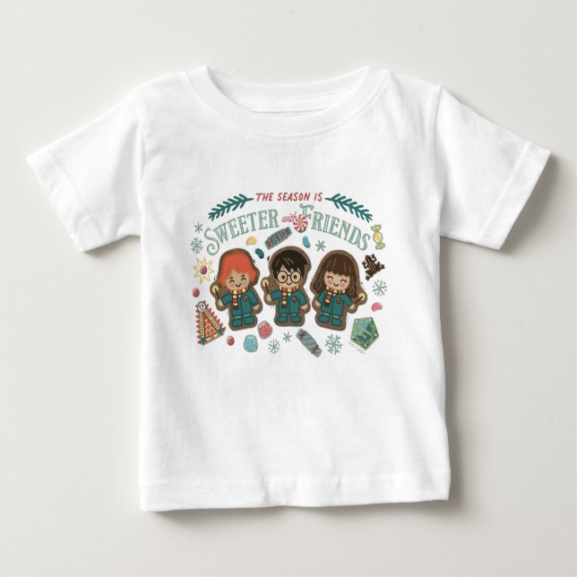 The Season is Sweeter with Friends Baby T-shirt (Vorderseite)