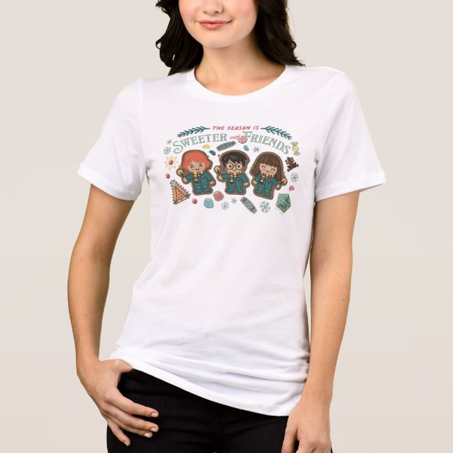The Season is Sweeter with Friends Tri-Blend Shirt (Vorderseite)
