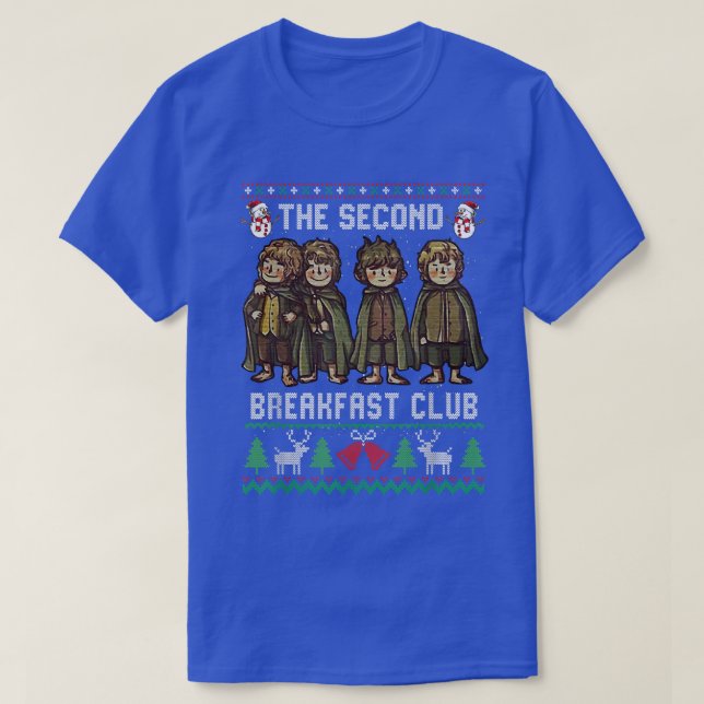The Second Ugly Christmas Breakfast Sweater Club C T-Shirt (Design vorne)